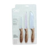 Wholesale - 3pc 3.5"+8.5"+8.7" PRINTED KNIVES SET WITH SHEATH C/P 48, UPC: 192598827876